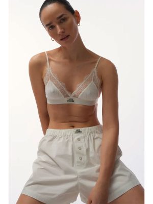 LOVE Stories Bralette Love Lace White