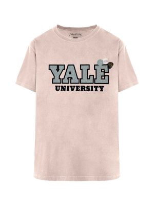 T-shirt "UNIVERSITÀ"Rosa Tenue