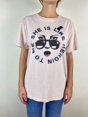 T-shirt Heroin Whisper Rosa