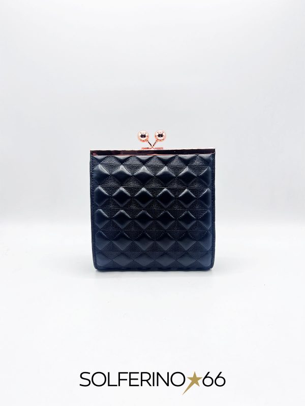 BORSA CLUTCH ROMBI NERA