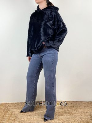 WEILI ZHENG FELPA FURRY BLACK - immagine 3