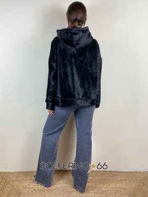 WEILI ZHENG FELPA FURRY BLACK - immagine 2