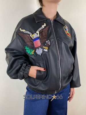 HAVEONE GIUBBOTTO TOP GUN MORO - immagine 3