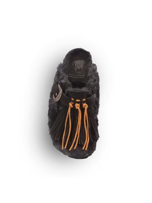 TAJI SABOT PELLICCIA NERO - immagine 3