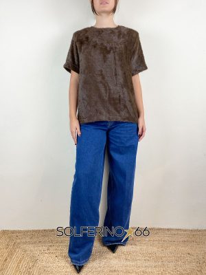 WEILI ZHENG T-SHIRT FURRY BROWN