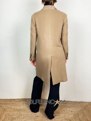 MERCI. CAPPOTTO AL GINOCCHIO CAMMELLO - immagine 2