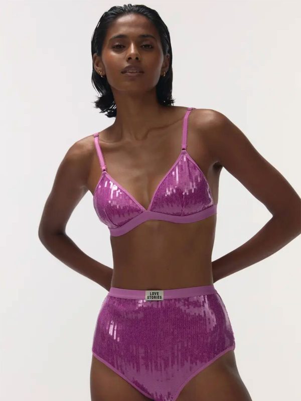 LOVE Stories Uma Bralette Purple