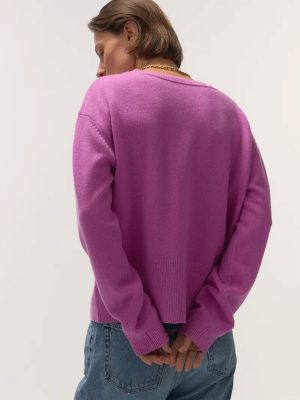 LOVE Stories Iris Cardigan Purple - immagine 3
