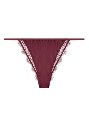 LOVE Stories Charlotte Slip Burgundy