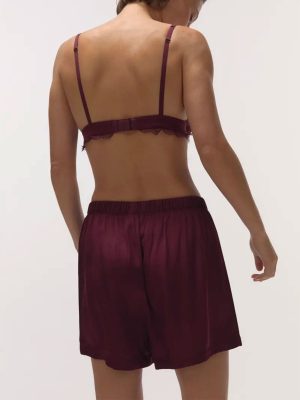 LOVE Stories James Pantaloncini Burgundy - immagine 2