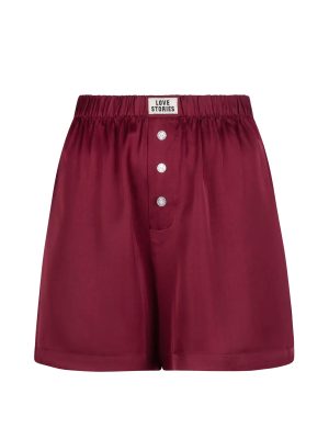 LOVE Stories James Pantaloncini Burgundy - immagine 4