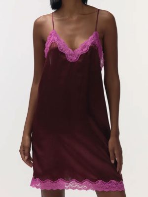LOVE Stories Willow Abito Sottoveste Burgundy