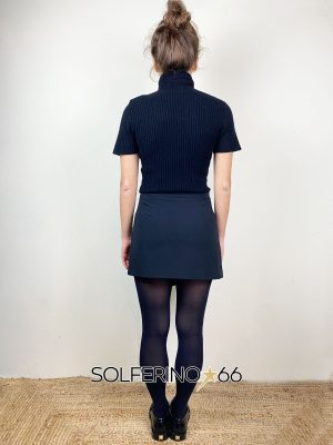 HAVEONE MINIGONNA PORTAFOGLIO NERO - immagine 2