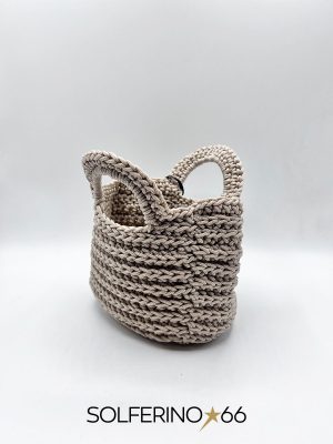 MINI BORSA CROCHET CORDA - immagine 2