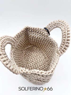 MINI BORSA CROCHET CORDA - immagine 3