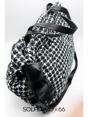 BORSA TESSUTO PIED DE POULE - immagine 3