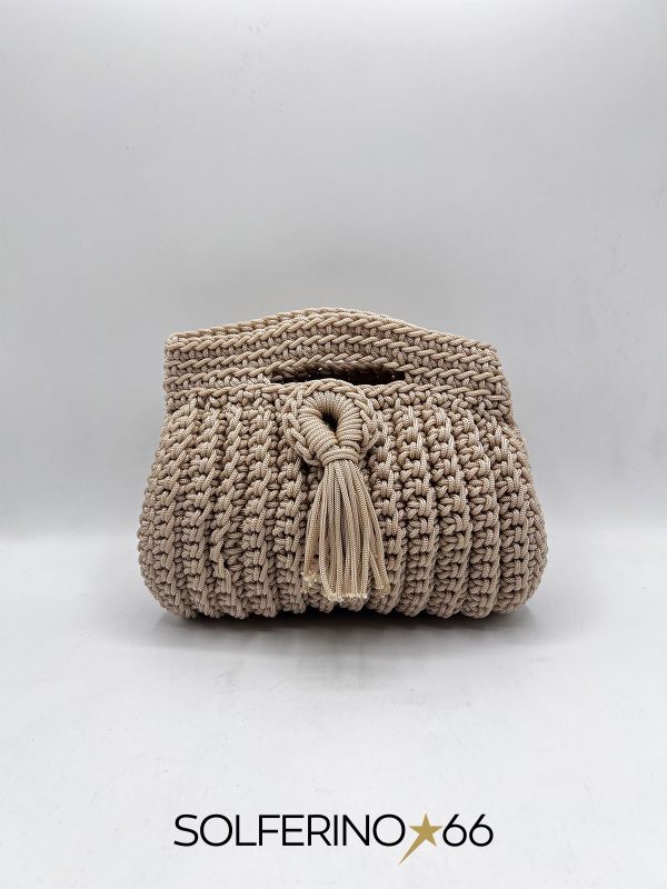 MINI BORSA CROCHET NAPPA CORDA