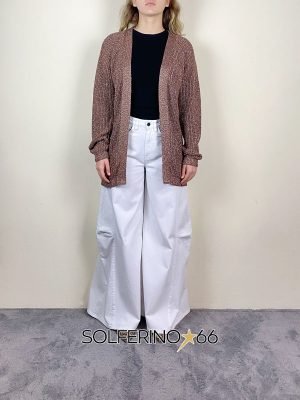 KONTATTO CARDIGAN LUREX ROSE GOLD - immagine 2