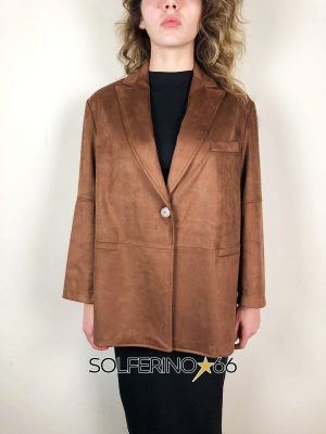 KONTATTO GIACCA SUEDE CUOIO - immagine 3