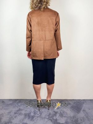 KONTATTO GIACCA SUEDE CUOIO - immagine 2