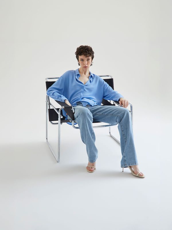 8PM NEGRESCO CAMICIA AZZURRO OXFORD