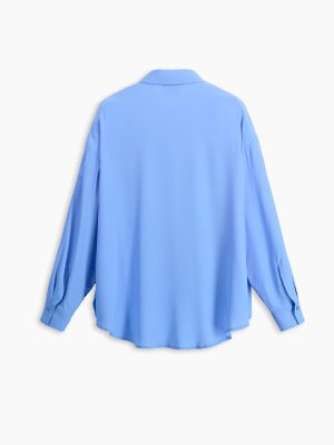 8PM NEGRESCO CAMICIA AZZURRO OXFORD - immagine 3