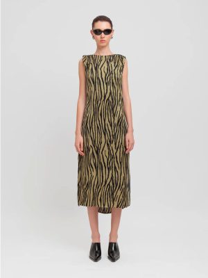 WEILI ZHENG ABITO SCOLLO RETRO GREEN - immagine 2