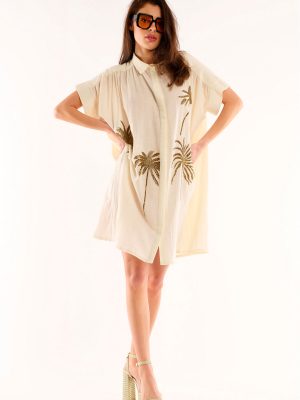WILD ABITO CLOVIS WHITE