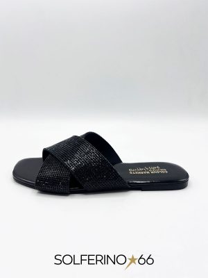 COLOUR MARKET INCROCIATA CRYSTAL NERO - immagine 3