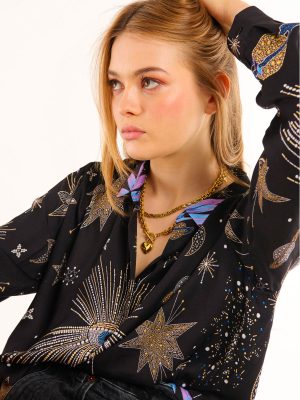 WILD CAMICIA COMETE BLACK - immagine 2