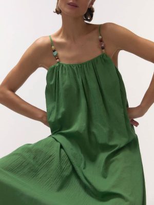 LOVE Stories APRICOT ABITO ESTIVO GREEN - immagine 2