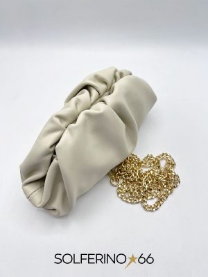 BORSA MINI POUCH CREMA - immagine 2
