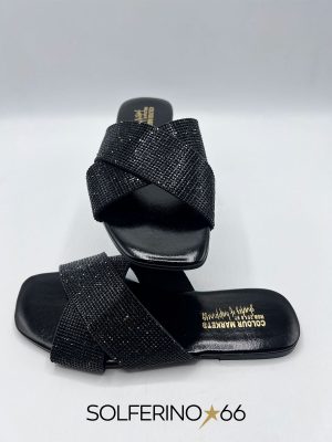 COLOUR MARKET INCROCIATA CRYSTAL NERO - immagine 2
