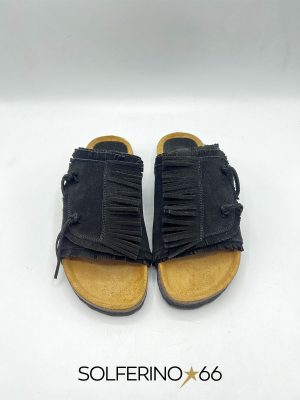 TAJI ANOKI SUEDE NERO