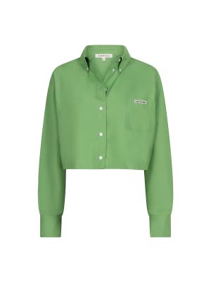 LOVE Stories PETE CROPPED SHIRT GREEN - immagine 4