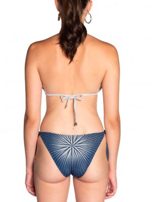 PIN-UP Stars BIKINI TRIANGOLO ROSA DEI VENTI BLU - immagine 2