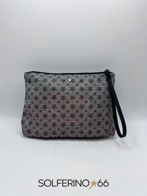 L'AURA CLUTCH BIG GLITTER STELLA ROSA - immagine 2