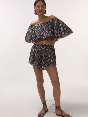 LOVE Stories TROPIC TOP BLEU