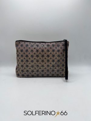 L'AURA CLUTCH BIG GLITTER STELLA ROSA