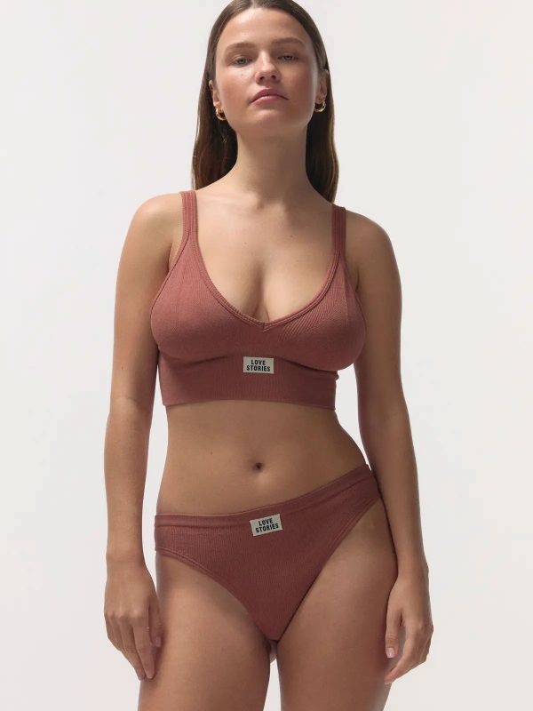 LOVE Stories POSEY BRALETTE BROWN