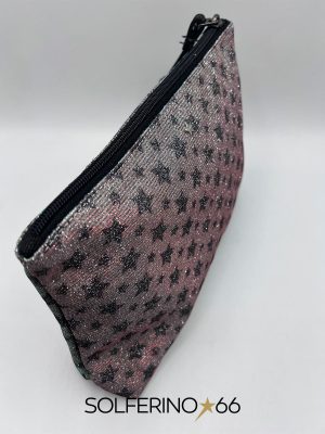 L'AURA CLUTCH BIG GLITTER STELLA ROSA - immagine 4