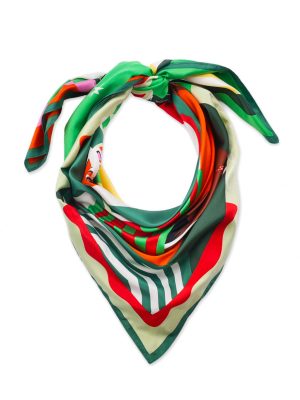 WILD FOULARD MEDIO CHACHACHA GREEN - immagine 2