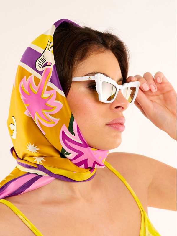 WILD FOULARD MEDIO CHACHACHA YELLOW