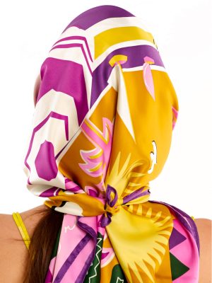 WILD FOULARD MEDIO CHACHACHA YELLOW - immagine 2
