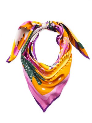 WILD FOULARD MEDIO CHACHACHA YELLOW - immagine 3