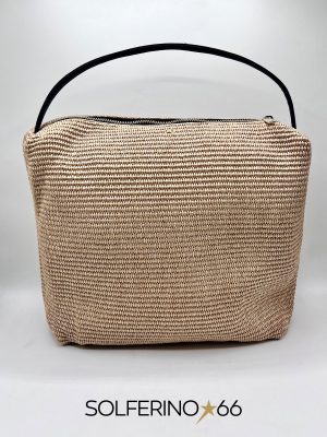 L'AURA ASTUCCIO BIG RAFFIA BEIGE
