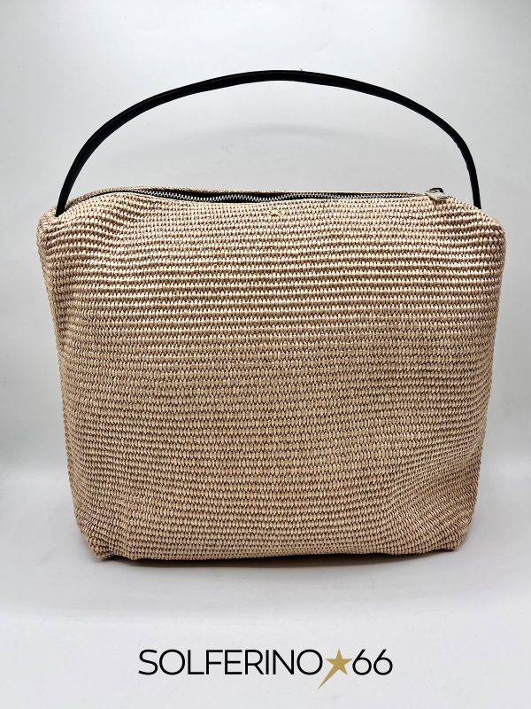 L'AURA ASTUCCIO BIG RAFFIA BEIGE