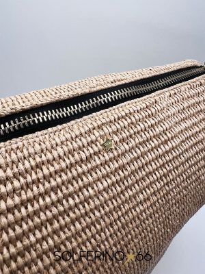 L'AURA ASTUCCIO BIG RAFFIA BEIGE - immagine 3