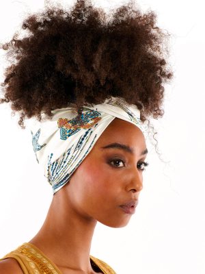 WILD FOULARD MEDIO COMETE WHITE - immagine 2