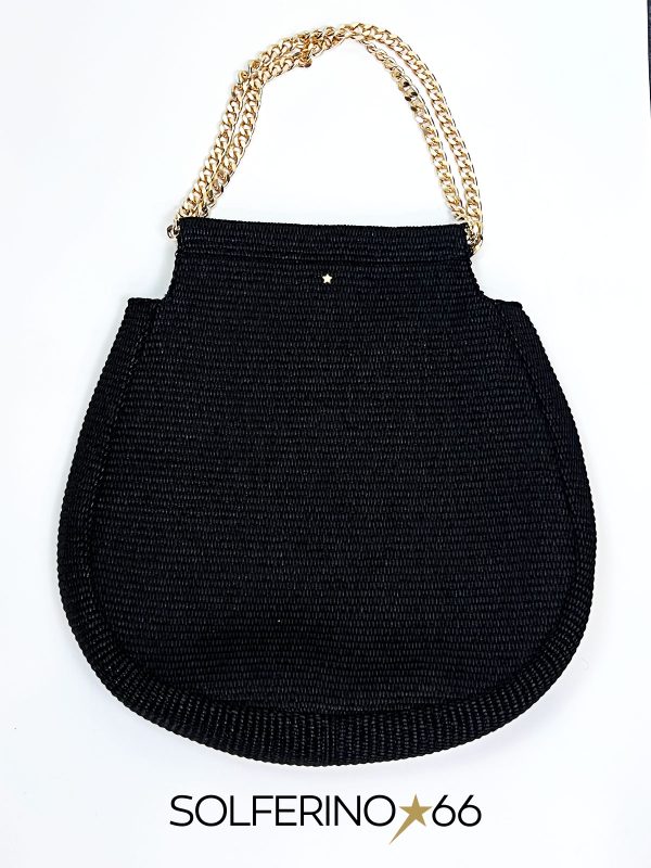 L'AURA MIAMI RAFFIA NERA